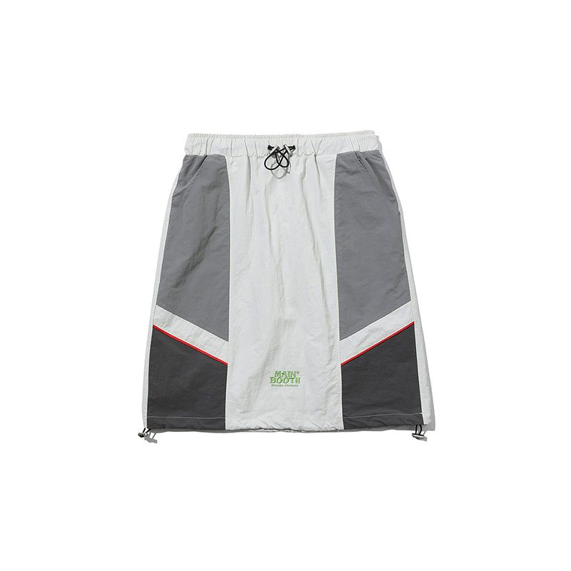MAINBOOTH（メインブース）の「Run-up Nylon Skirt(LIGHT GRAY)（Skirts）」