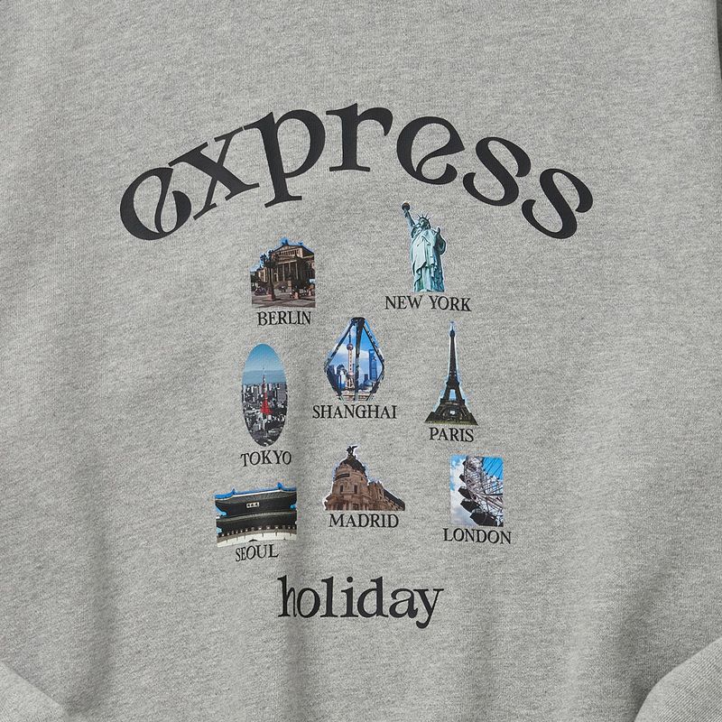 Express Holiday Global Citizen Sweatshirt_Melange