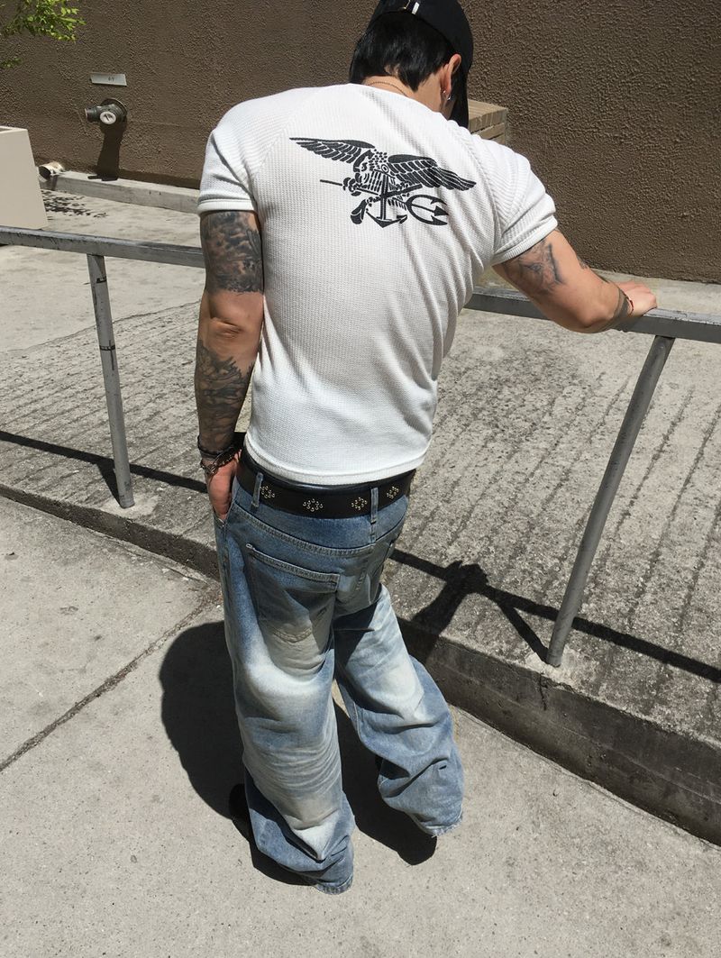 HOLY IN CODE（ホーリーインコード）の「No.1760 US muscle half T (4color)（Tops）」