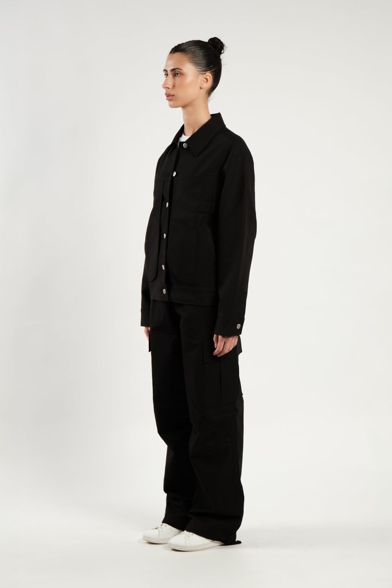 WING POCKET JACKET [BLACK]