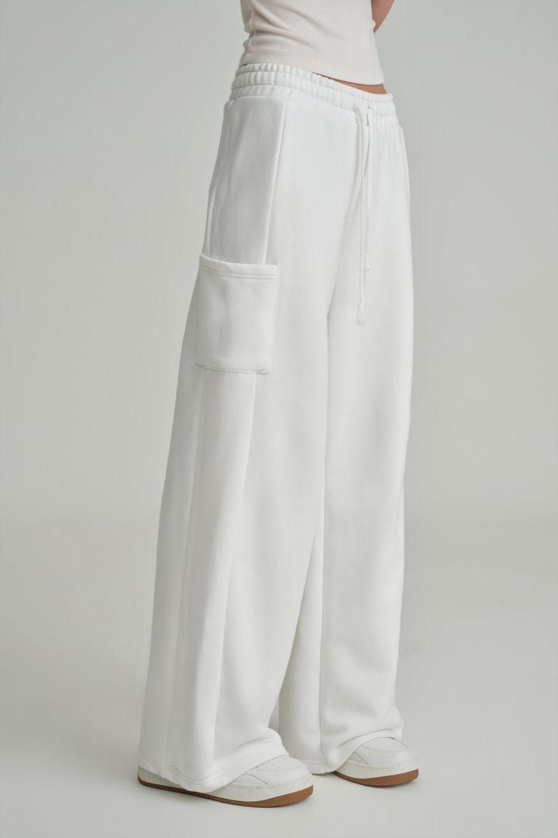 NYC sweatpants, Ivory