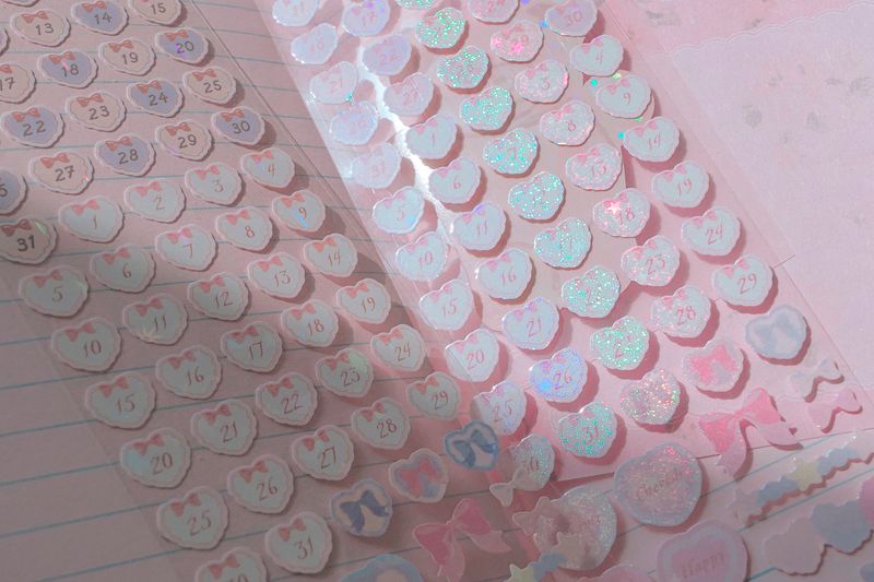 Monthly seal sticker (2 set)