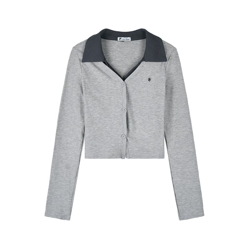 Double Detail Slim Top (3colors)