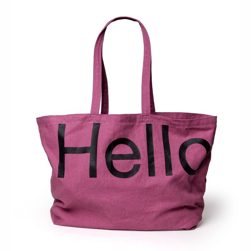 hellodude（ハローデュード）の「ビッグトートバッグ - グレープ（バッグ）」