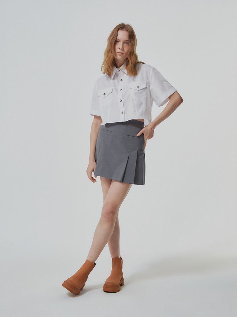 FRONT POCKET MINI SKIRT