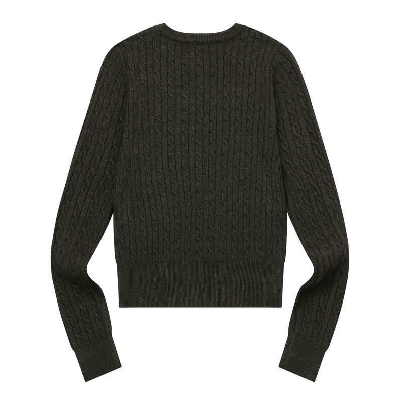 JIMMY R-NECK CROP KNIT (7COLOR)