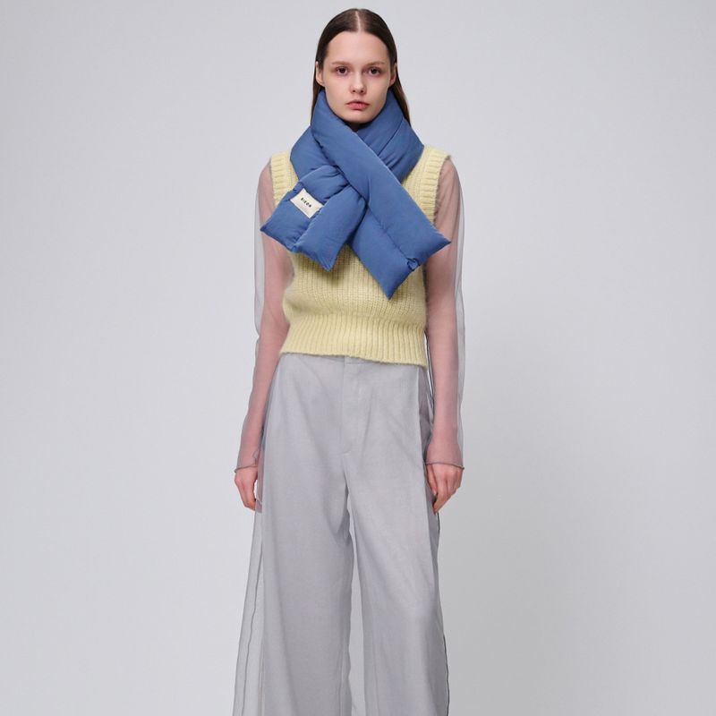 CUDDLY muffler_dustyblue