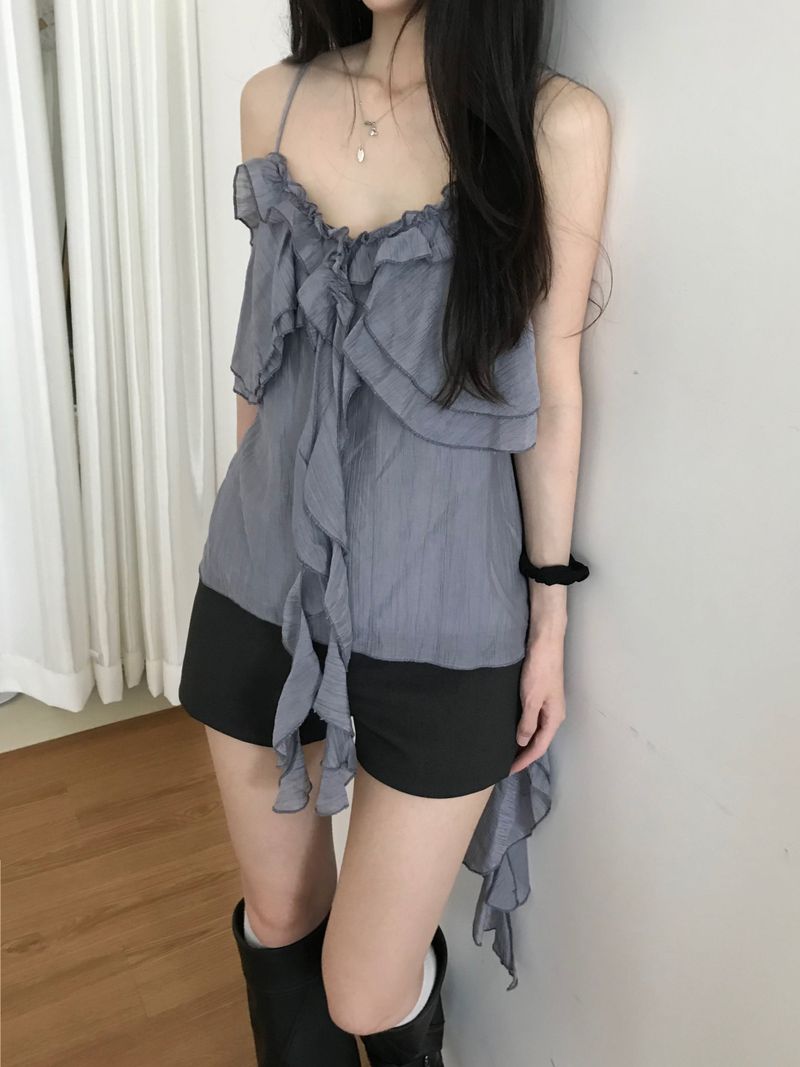 Kitten（キッテン）の「Mari Ruffle Bustier (3 colors)（Tops）」