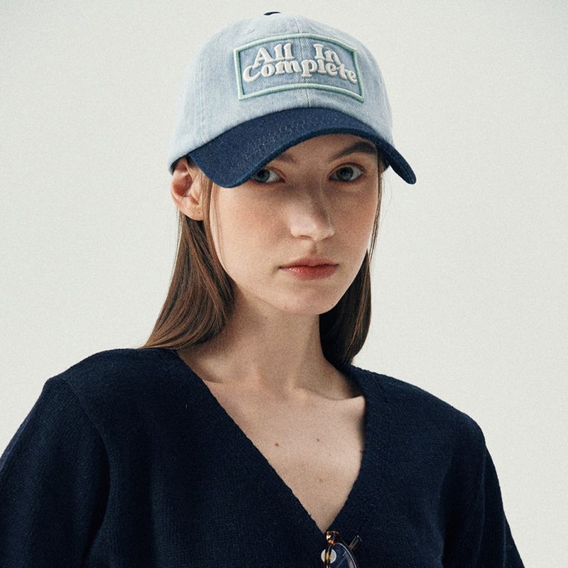 Moon Logo Ball Cap (Denim Two Tone)
