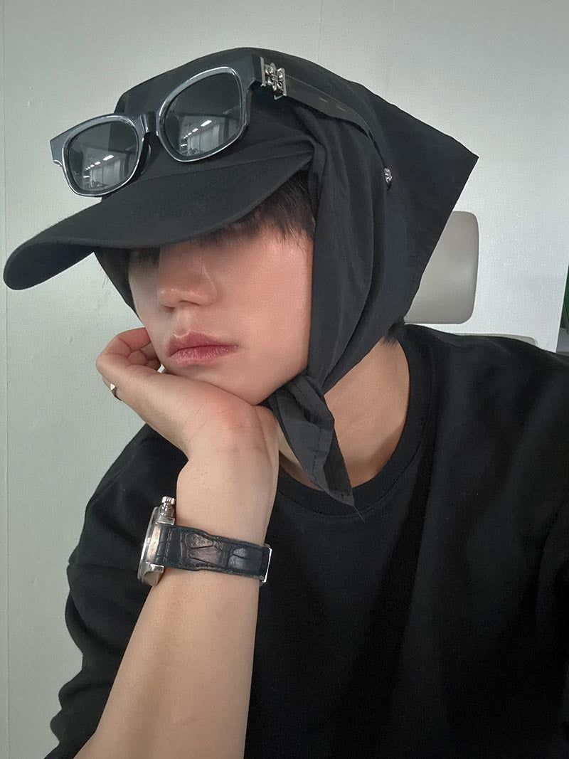 ASCLO（エジュクロ）の「ASCLO サンシェイドスカーフキャップ（帽子）」
