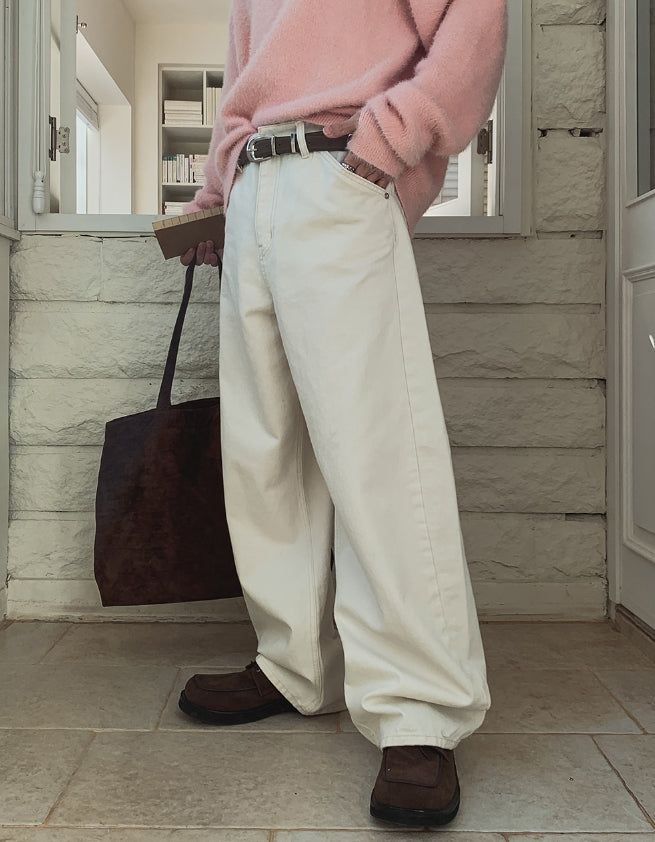 Aloni Curved Wide Pants
