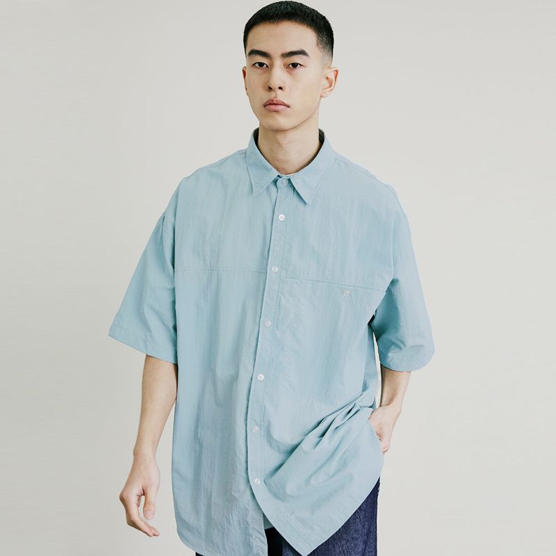 NYLON LAUNDRY SHIRT BLUE