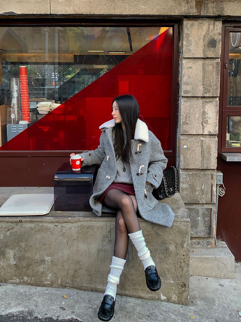 [MADE] ROIT WOOL ALPACA HANDMADE SHEARLING KARA COAT