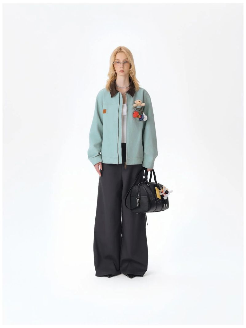 13DE MARZO（トレセ・デ・マルゾ）の「13DE MARZO Tailor Bear Hanger Cargo Jacket Blue（Jackets/Outerwear）」