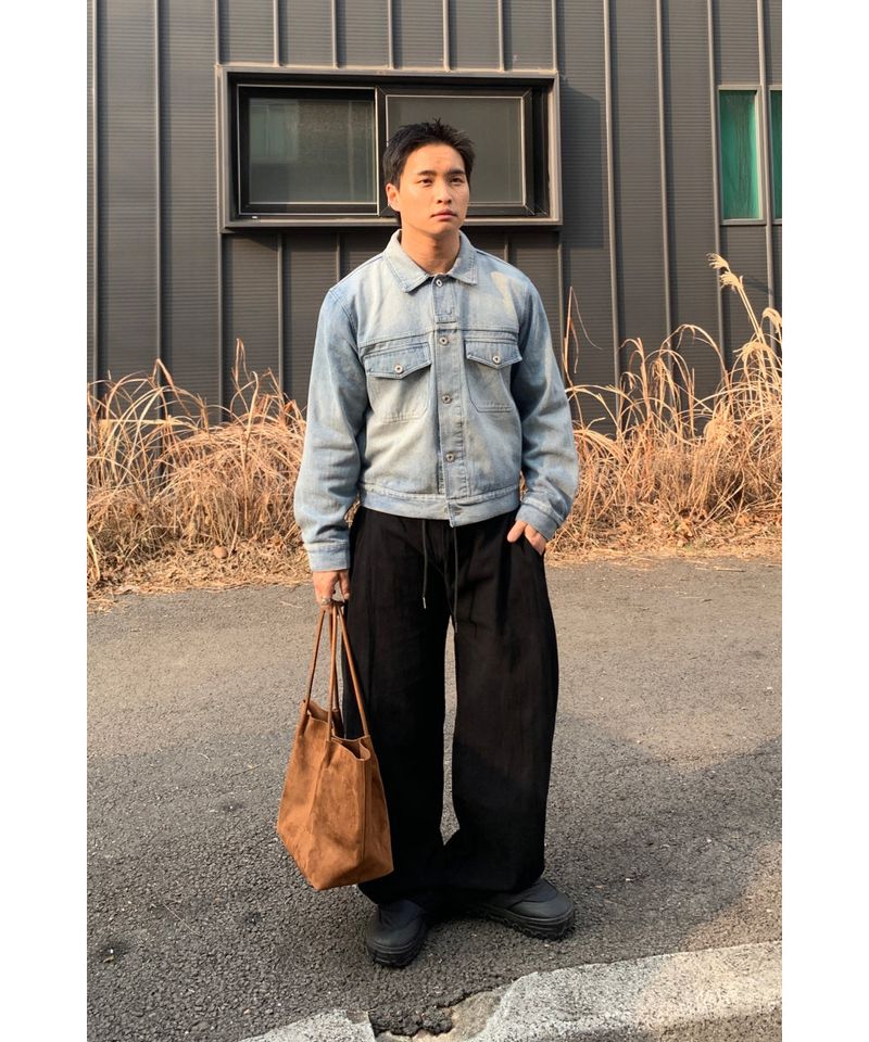 Suede Dot Bag (with Pouch)