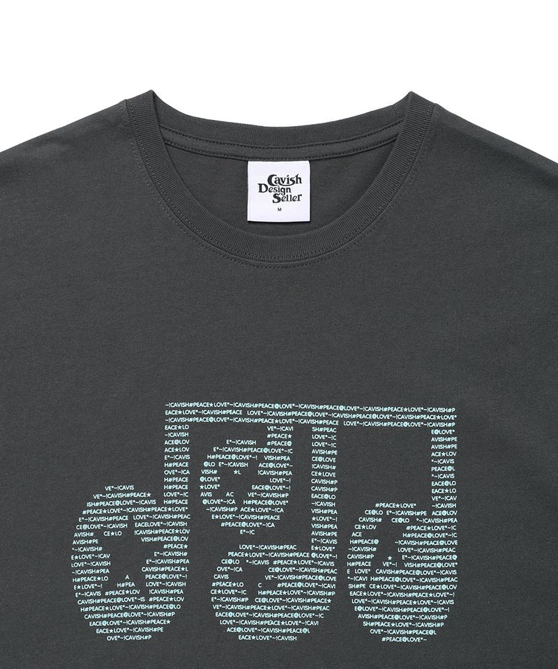 STAR NOTE SS TEE CHARCOAL(CV2GMUT503A)