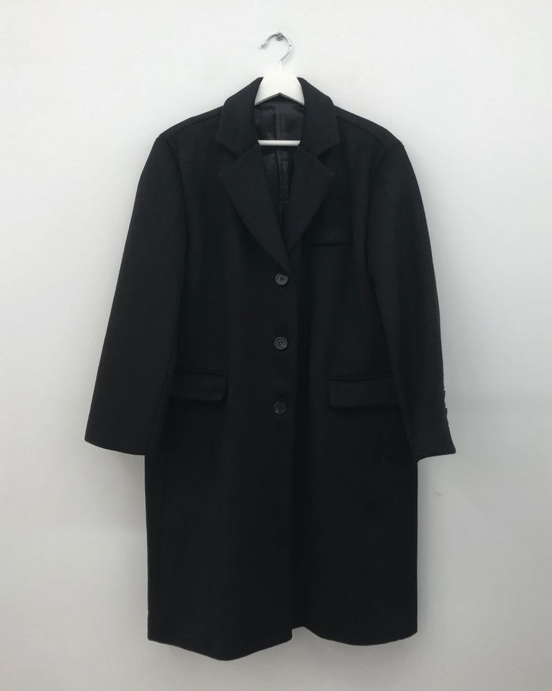 Wool Blend Essential Long Coat (2 Colors)