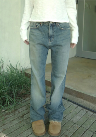 cube denim pants