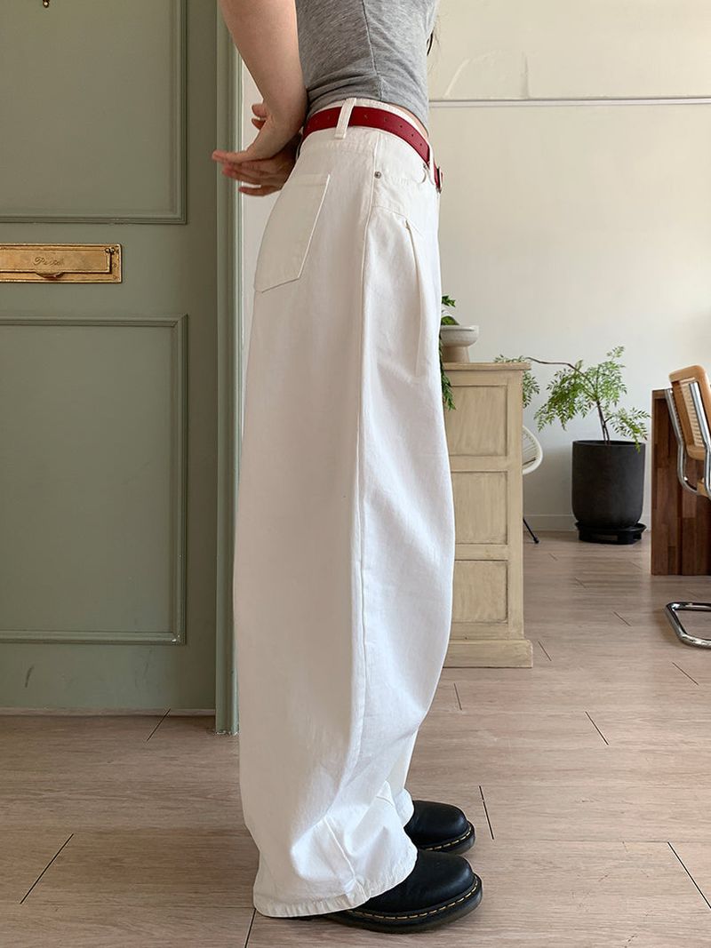 PELVIS PINTUCK BALLOON PANTS (3C)
