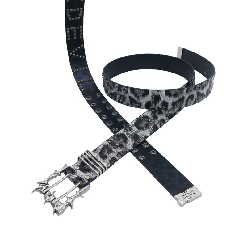 SEXXDEVIL Leopard Print Belt