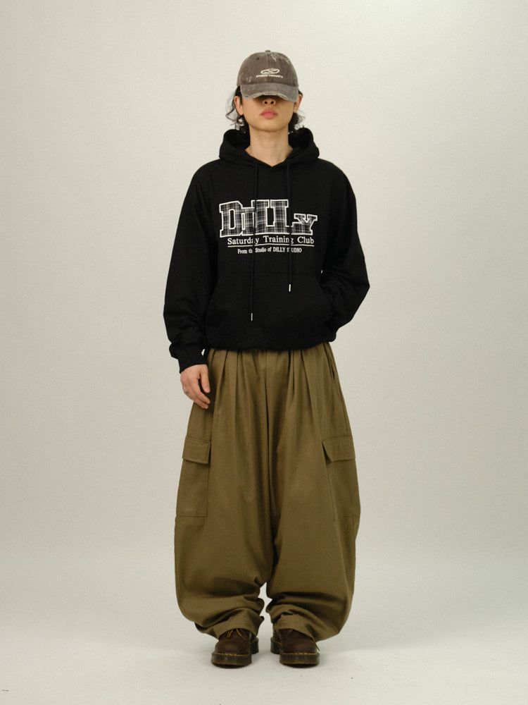 LILY Check Patch Hoody T-shirt