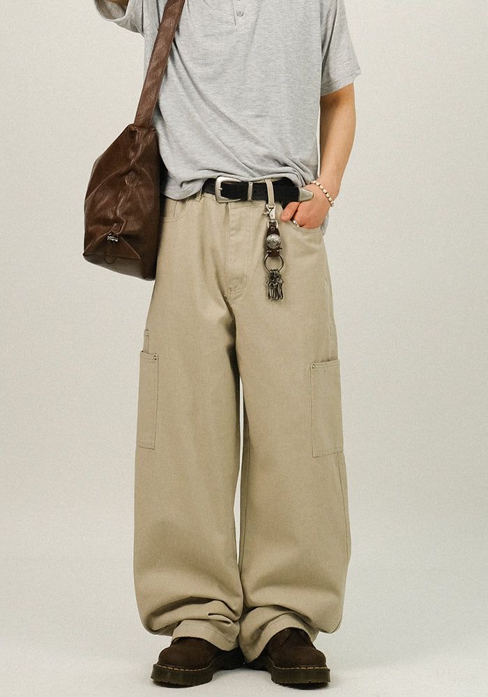 SEMIKAJI（セミカジ）の「DE Layered Pocket Wide Pants（Pants）」