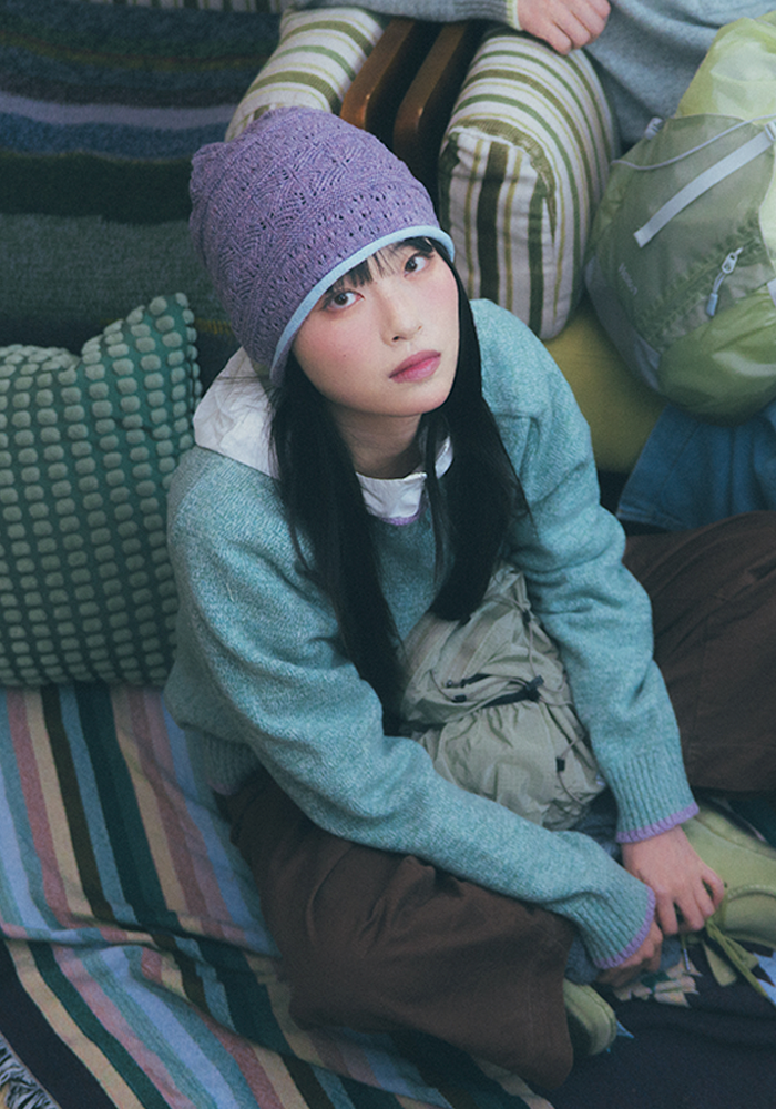 Heisan(ハイサン)の「Dusty Wool Knit Pullover Dusty Mint(Tops)」