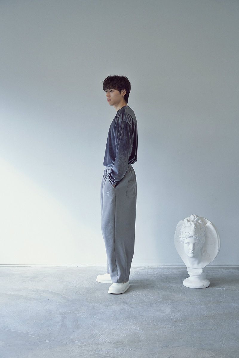 2-LAYER MICRO FLEECE SWEAT PANTS (Gray)