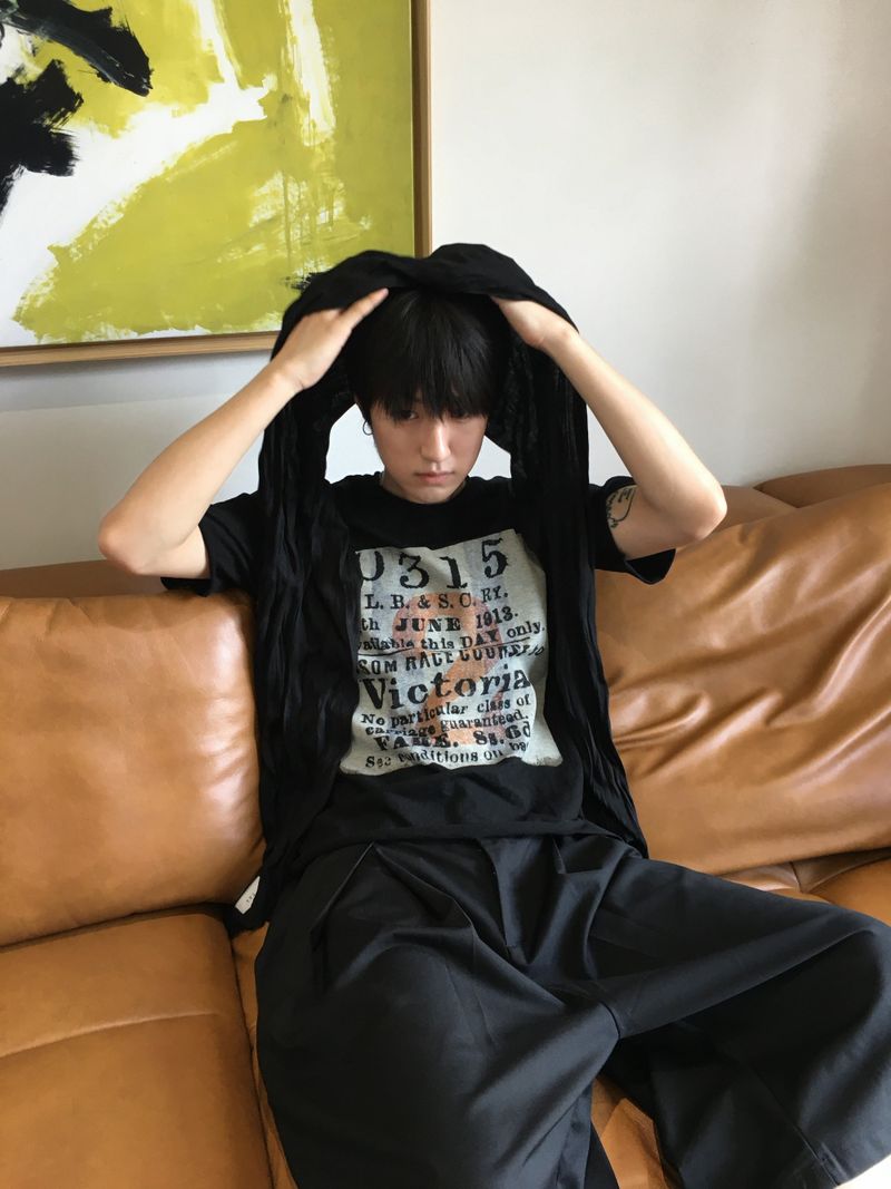 Victoria slub short sleeve T-Shirt 3C