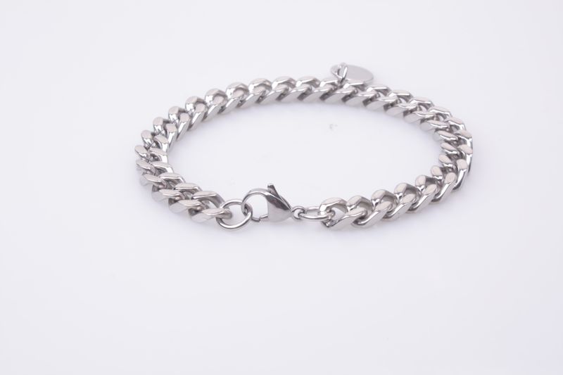 STAINLESS STEEL BRACELET MEDIUM CHAIN SSBMM09