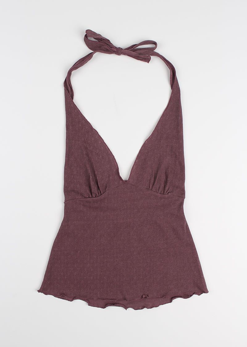 PIG HALTER PUNCHING SLEEVELESS