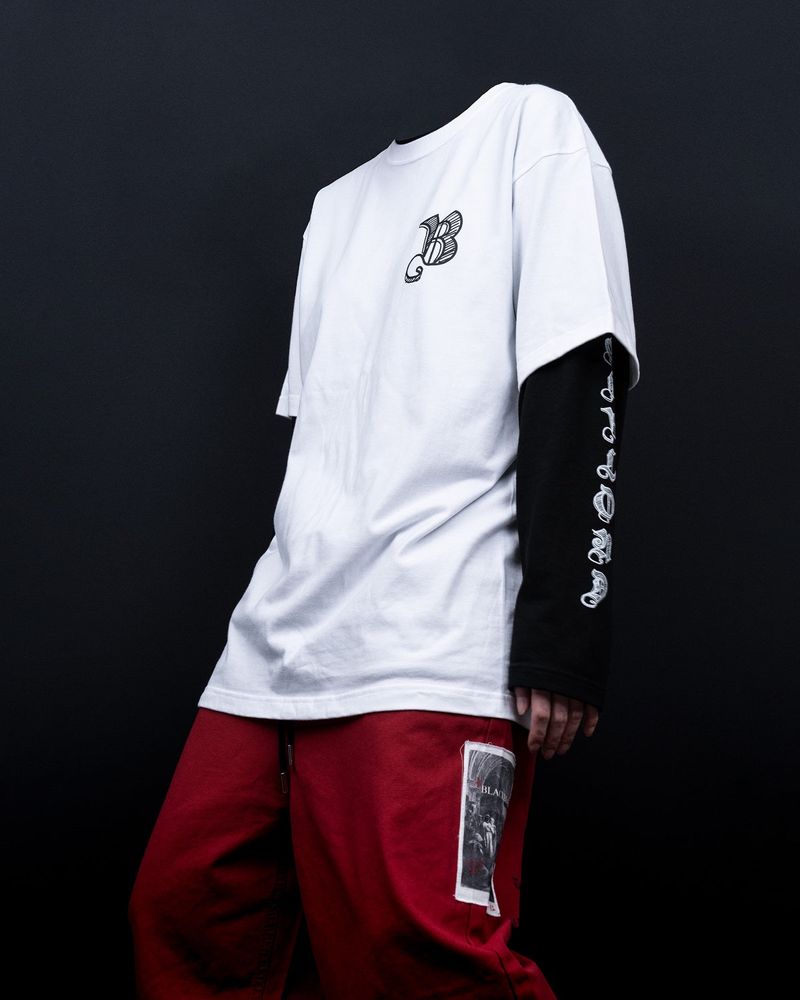 BBD Sketch Logo T-Shirt (White)
