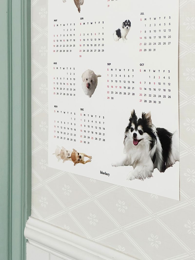 2024 DOG POSTER CALENDAR [A3]
