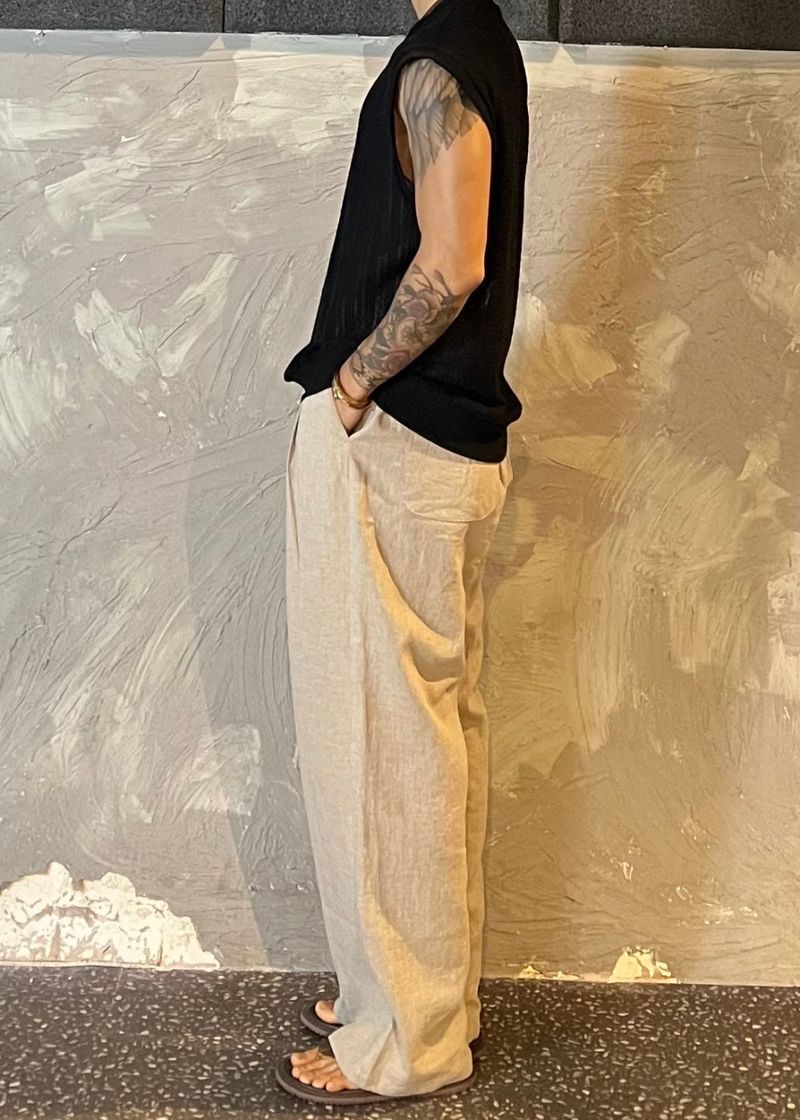 Cool Linen Banded Pants 6COLOR