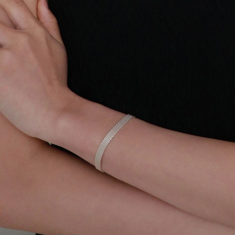 silver fabou bracelet (vermeil)