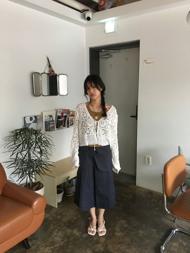 DUGGY(ダギー)の「Schiele Crochet Bolero (2color)(Tops)」