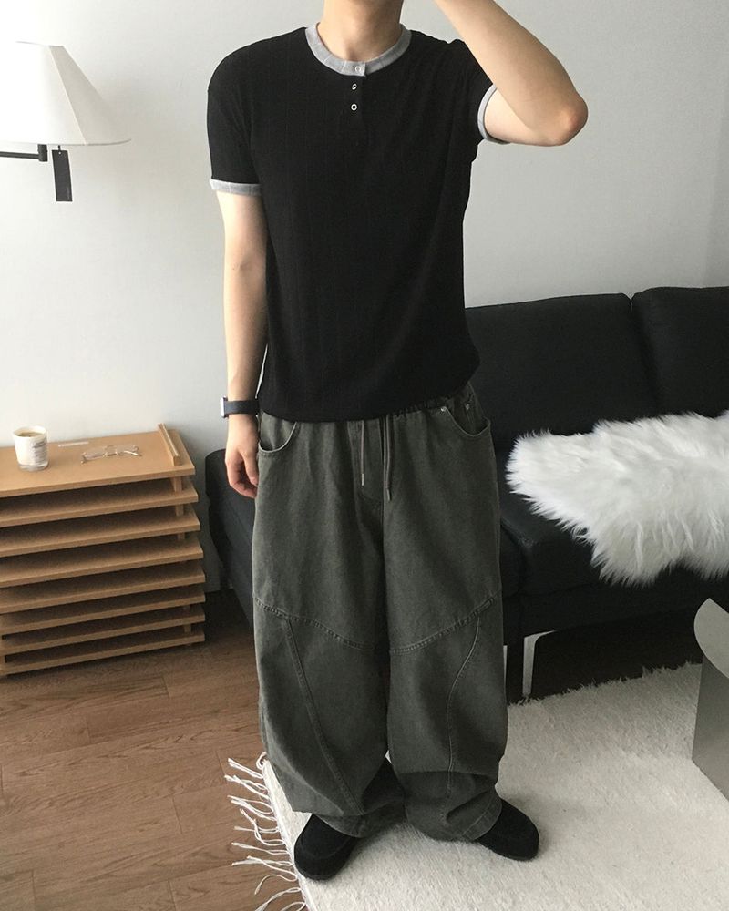 Hail Ringer Short Sleeve Knit