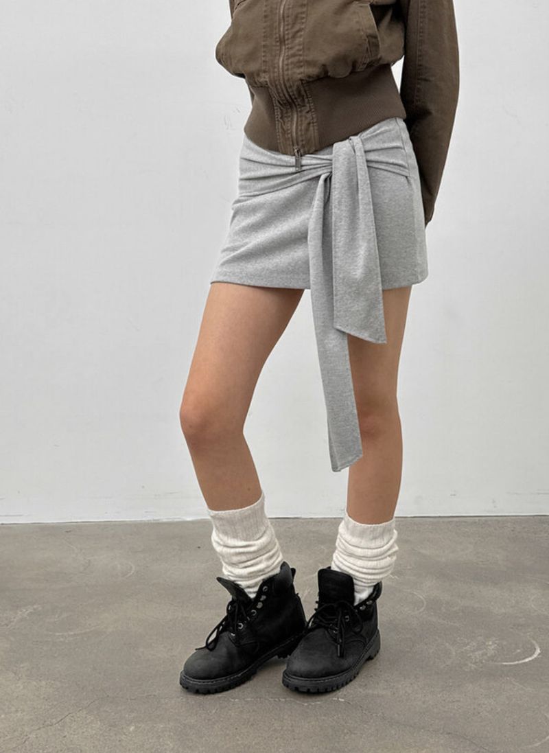 BLACKUP（ブラックアップ）の「[MADE] Jetto Strap Mini Skirt（Skirts）」