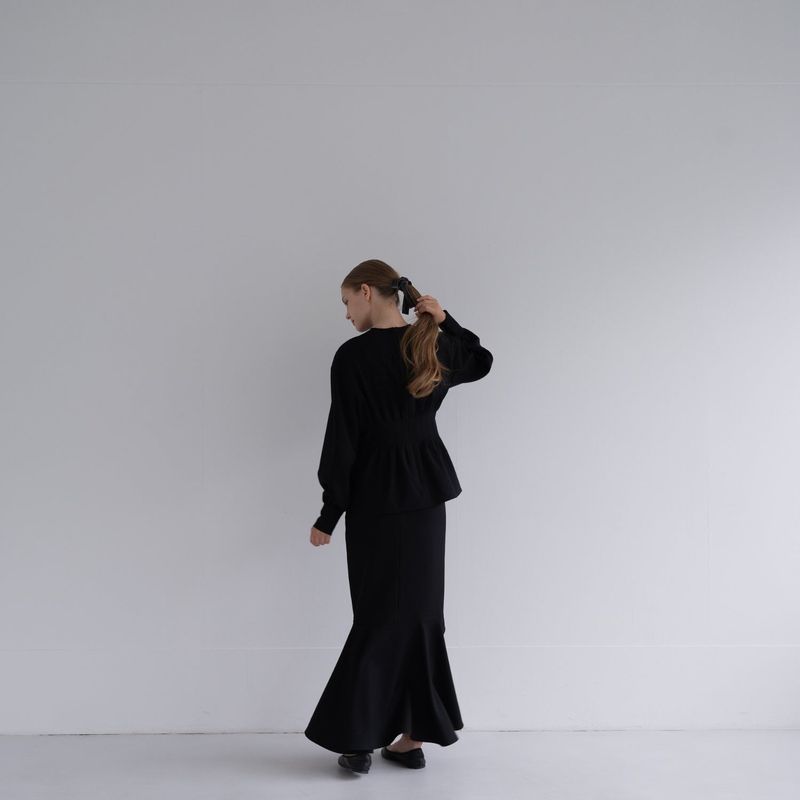 High waist mermaid skirt third