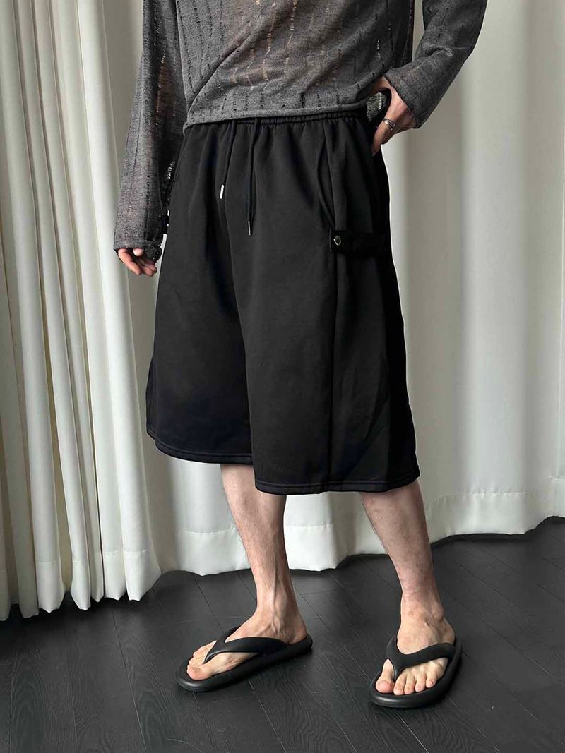 LAURANT（ロラン）の「Side snap wide bermuda pants(4color)（Pants）」