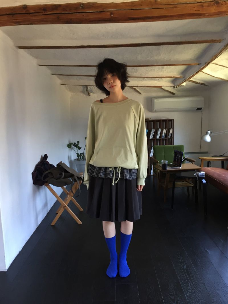 Nice pocket boatneck t-shirt (3color)