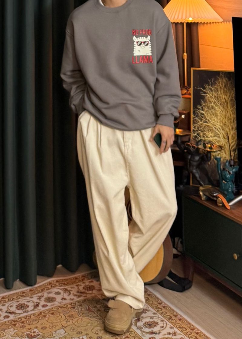 Couple Lama Character Sweatshirt 3COLOR