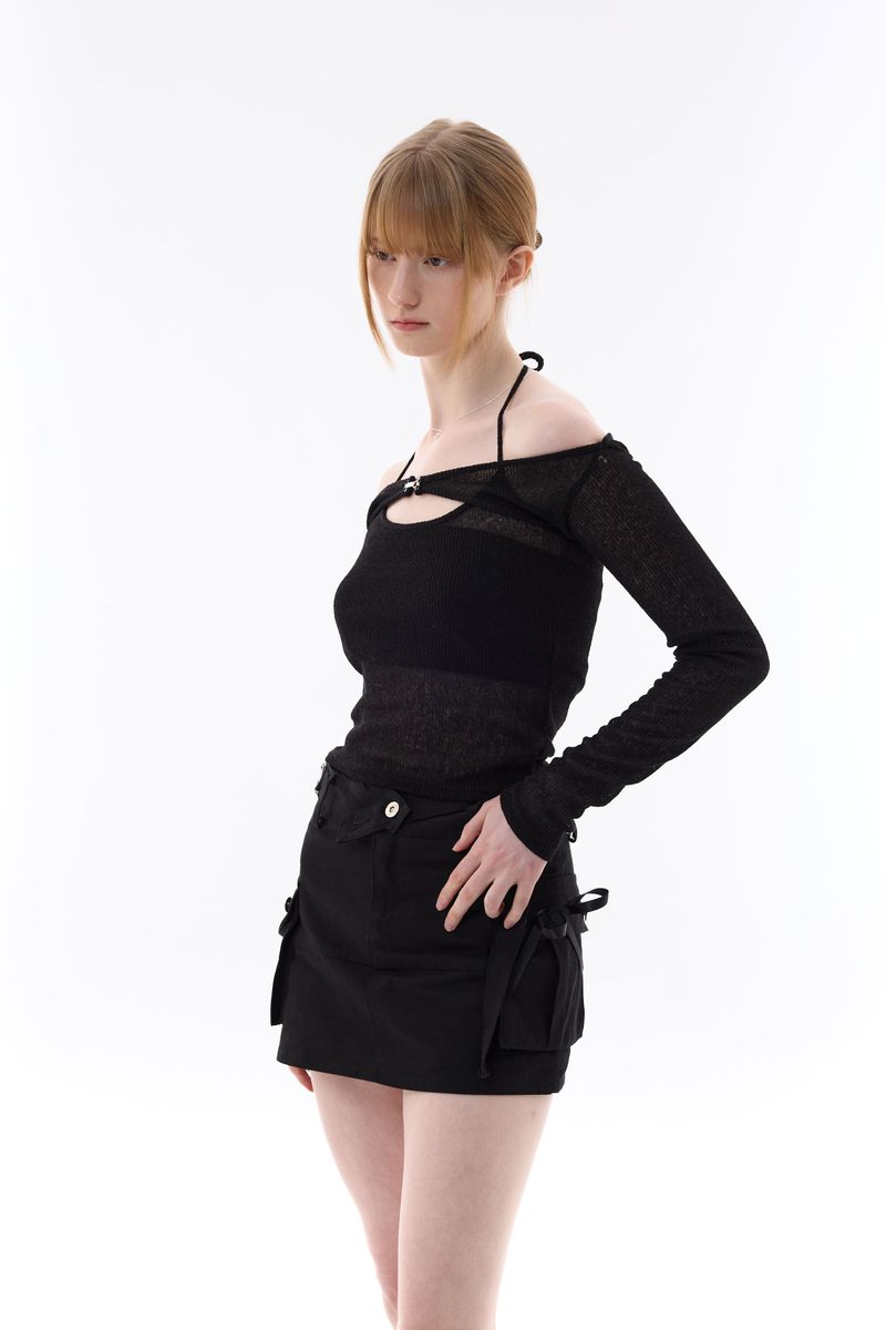 MANON OFF-SHOULDER SET / BLACK