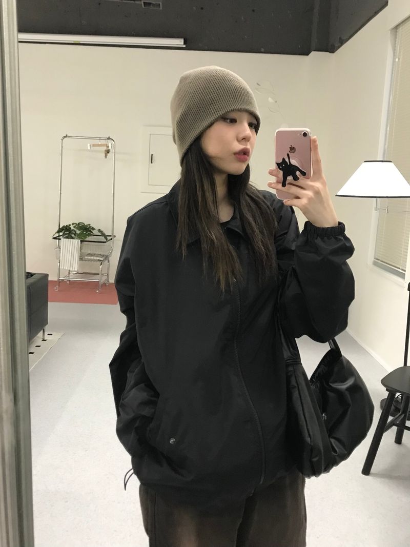 Pulcro collar windbreaker