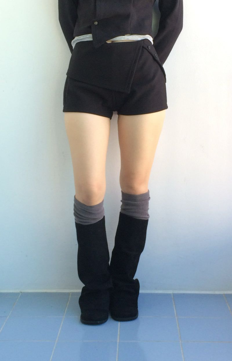 Rough Cutout Hoodie Jacket