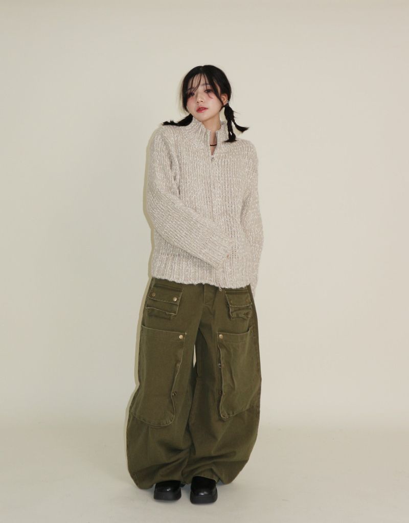 Boehm Boksarthy high neck two-way cardigan (outer)