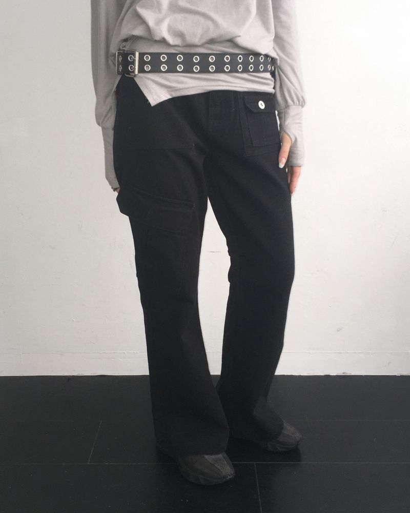 Cotton boots cut pants