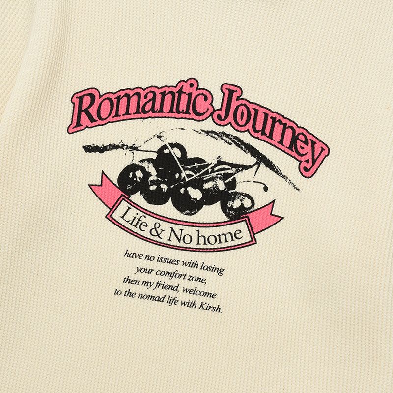 ELBOW POINT WAFFLE LONG SLEEVE [IVORY]