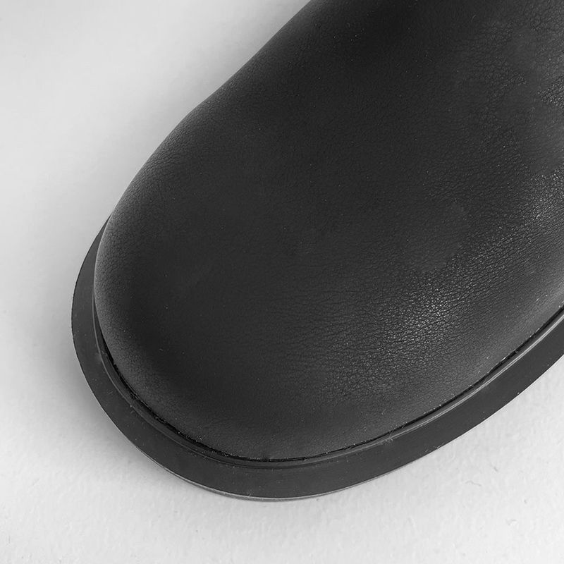 micello buckle long boots