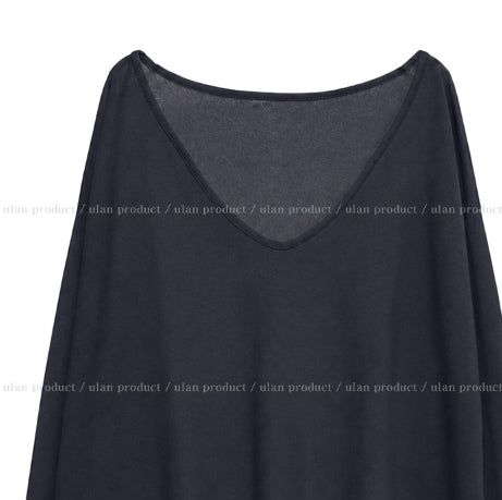 Reason See-through Deep V-Neck Long Sleeve